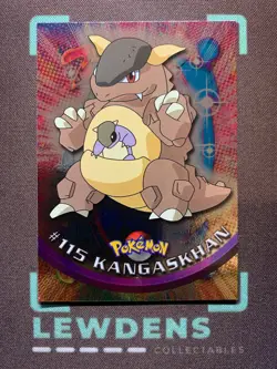 Kangaskhan #115 - Silver Smooth Holo - Pokemon Topps Series 2 - Blue Logo - Image 1