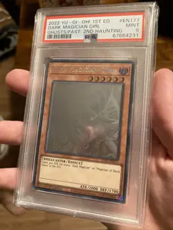 Yugioh! Dark Magician Girl Ghost Rare Card GFP2-EN177 PSA 9 MINT - Image 3