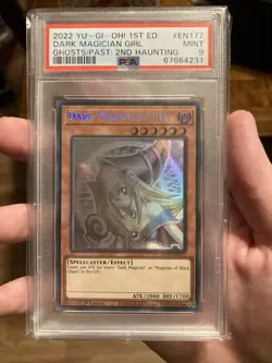 Yugioh! Dark Magician Girl Ghost Rare Card GFP2-EN177 PSA 9 MINT - Image 4