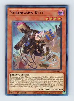 Springans Kitt - SDAZ-EN002 - Ultra Rare - 1st Edition - NM - Yugioh - Image 1