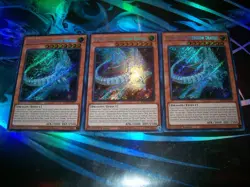 3x Galaxy-Eyes Afterglow Dragon 1st Edition Secret Rare RA01-EN017 Yu-Gi-Oh! - Image 1