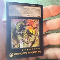 Yugioh Divine Golden Shadow Dragon Dragluxion Ultra Rare MZTM-EN014 NM 1st Ed - Image 5