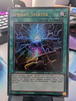YuGiOh! Spright Starter POTE-EN055 Ultra Rare 1st Ed - Image 1