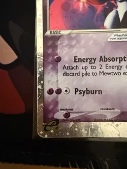 Mewtwo ex 2003 EX Ruby & Sapphire 101/109 Holo Pokemon Card 101/109 - Image 5