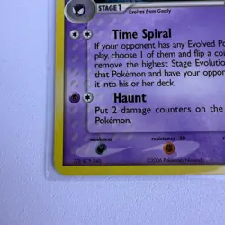 Pokemon TCG Haunter 35/92 Legend Maker Regular Card. LP - Image 5