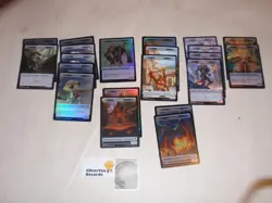 21 Magic The Gathering Commander Official Construct (Some Foil) Token Cards Cool - Image 1