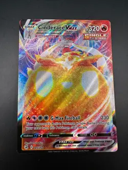 Pokemon - Cinderace VMAX - 045/264 - SWSH Fusion Strike - Full Art Card - Image 1