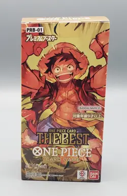 One Piece Card Game PRB-01 The Best Booster Box Japanese Sealed - Image 1