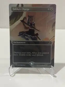 Sokka's Charge (Borderless Foil) #66 (NM) Magic MTG - Image 1