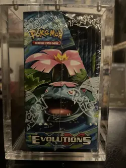 Pokemon XY Evolutions Booster Box Factory Sealed With Acrylic Case Mint - Image 4
