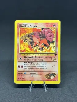 Pokemon Brock's Vulpix [W Stamped] 037/132 Wotc Promo Regular - Image 1
