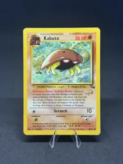 Pokemon Kabuto [W Stamped] 50/62 Wotc Promo Regular - Image 1