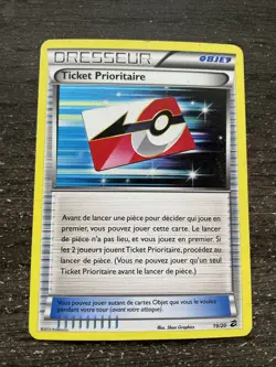 TICKET PRIORITAIRE HOLO - POKEMON 19/20 COFFRE DES DRAGONS FR - Image 1
