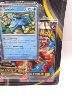 Pokemon TCG Mega Evolution 3 Pack Blister Golduck | Foil Promo + 3 Booster Packs - Image 3