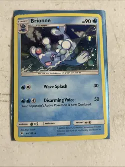 Brionne 40/149 Cosmos Holo Promo Pokemon 2017 Sun & Moon - Image 1