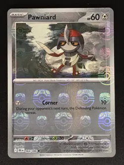 Pokemon TCG - Pawniard - 064/086 - (Master Ball Pattern) - SV: Black Bolt - Image 1