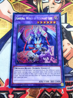 Garura, Wings of Resonant Life ra02-en024 1st Edition (NM+) Secret Rare Yu-Gi-Oh - Image 1