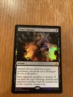 Vona's Hunger -Foil Near Mint MTG Rivals of Ixalan - Image 1