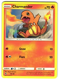CHARMANDER 7/68 - NM - HIDDEN FATES 2019 ENGLISH POKEMON CARD - Image 1