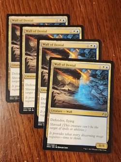 4x Wall of Denial creature cards - Alara Reborn - NM/VG - Image 1