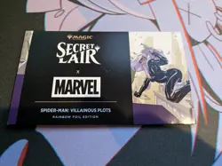 MTG Secret Lair Marvel's Spider-Man: Villainous Plots Rainbow Foil - Image 1