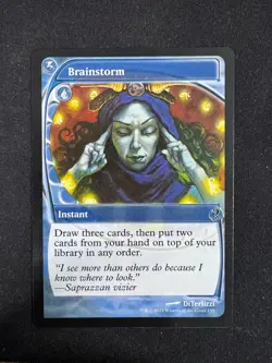 Brainstorm (FUTURE SIGHT FRAME) - Mystery Booster 2 (Magic/MTG) - Image 1