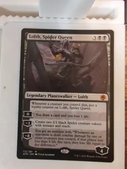 Lolth, Spider Queen Adventures in the Forgotten Realms MTG - Image 1