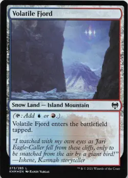 Volatile Fjord - FOIL - L Kaldheim 273 - MTG - Image 1