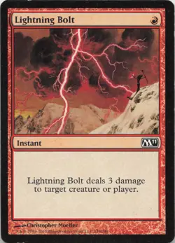 Lightning Bolt C Magic 2011 (M11) 149 - LP MTG - Image 1