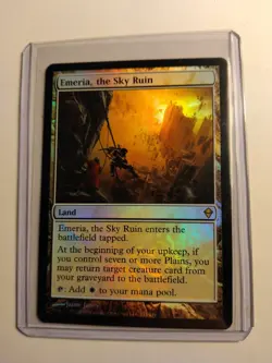 NM, English - 1 x MTG Emeria, the Sky Ruin - Foil Zendikar - Image 1