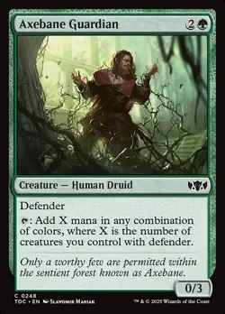 Axebane Guardian (Near Mint NM) Tarkir: Dragonstorm Commander (TDC) - Image 1