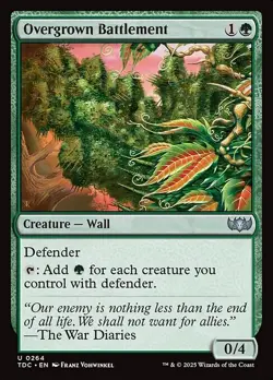 MTG - 4 x Overgrown Battlement - Tarkir: Dragonstorm - Playset 4x x4 - Image 2