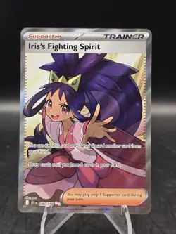 Pokemon TCG Iris's Fighting Spirit 180/159 Sv09: Journey Together Holo NM - Image 1
