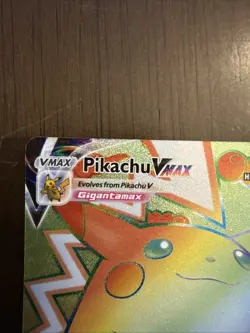 Pokemon Pikachu TCG VMAX Rainbow Secret Holo Rare Full Art Card 188/185 - Image 5