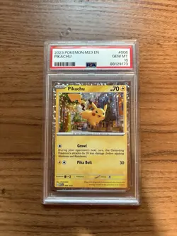 2023 Pikachu 006/015 McDonalds M23 EN Holo English Promo Pokemon Card PSA 10. - Image 1