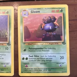 1999 Pokemon TCG - ODDISH & GLOOM - Jungle 58/64 Original 1st Edition 👀 - Image 3