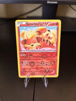 Pokemon TCG BW Growlithe Reverse Holo Radiant collection RC4/RC25 - Image 1