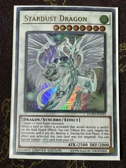 ( STARDUST DRAGON ) - Ultra Rare - DUPO-EN103 - Limited NM - Yu-Gi-Oh Duel Power - Image 1