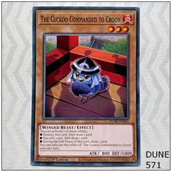 The Cuckoo Commanded to Croon - DUNE-EN031 - Common 1st Edition Yugioh - Image 1