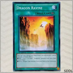 Dragon Ravine - SDDL-EN021 - Common 1st Edition Yugioh - Image 1
