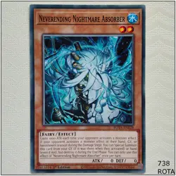 Neverending Nightmare Absorber - ROTA-EN028 - Common 1st Edition Yugioh - Image 1