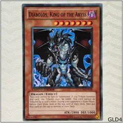 Diabolos, King of the Abyss - GLD4-EN018 - Common Limited Edition Yugioh - Image 1