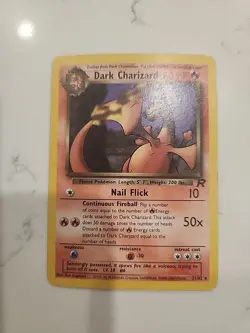 Pokemon Dark Charizard TCG Non-Holo Rare Card 21/82 LP/MP Condition - Image 1