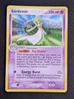 Gardevoir 7/109 Holo Rare Ruby and Sapphire Pokemon Card LP CREASE - Image 1