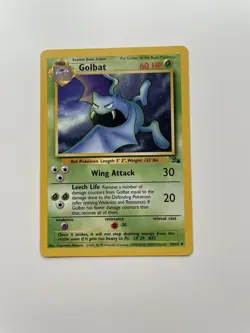 Golbat 34/62 Base Starter Fossil Set Pokemon Card TCG Vintage 1999 Rare - Image 1