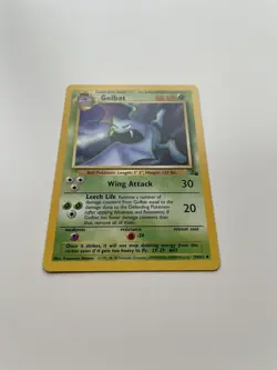 Golbat 34/62 Base Starter Fossil Set Pokemon Card TCG Vintage 1999 Rare - Image 3