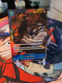 Sogeking OP03-122 SEC Alt Art Pillars of Strength One Piece TCG Card ENG - Image 1