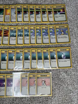 Pokemon TCG Vintage Card Lot of 57 Trainer Cards WOTC NM/LP - Image 2