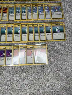 Pokemon TCG Vintage Card Lot of 57 Trainer Cards WOTC NM/LP - Image 4