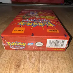 Pokemon Topps Series 2 Booster Box 10 Packs 2556 Hobby Vintage Rare 88 Cards Per - Image 4